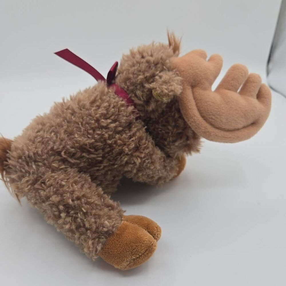 Gund Autumn Festival Maple Moose Plush Stuffed Animal Holiday 6" - Picture 3 of 5